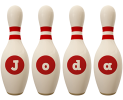 Joda bowling-pin logo