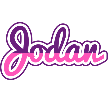 Jodan cheerful logo