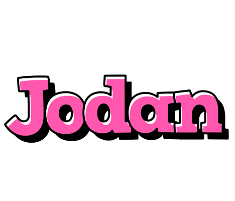 Jodan girlish logo
