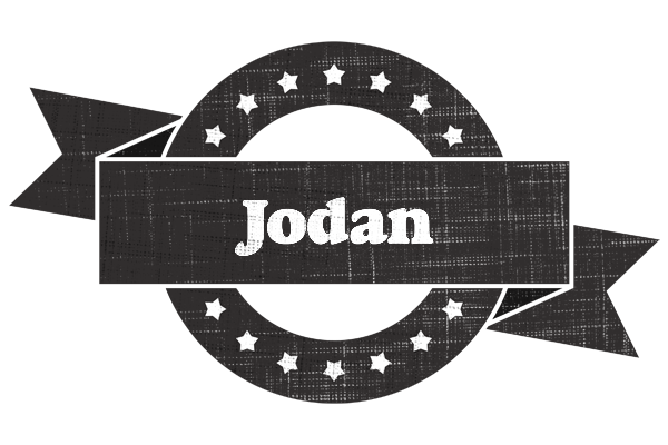 Jodan grunge logo