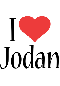 Jodan i-love logo