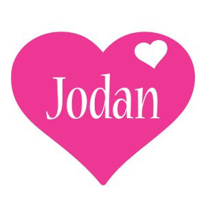Jodan love-heart logo