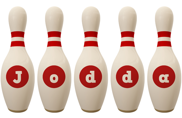 Jodda bowling-pin logo
