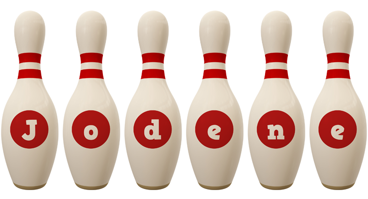 Jodene bowling-pin logo