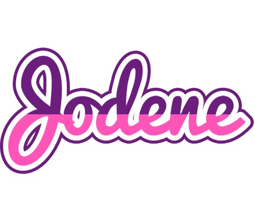Jodene cheerful logo