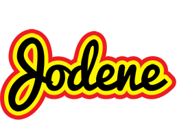 Jodene flaming logo