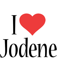 Jodene i-love logo