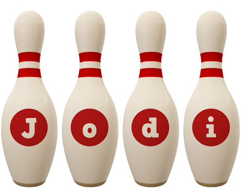Jodi bowling-pin logo