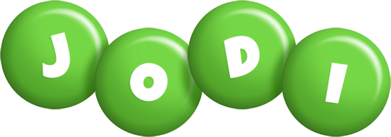 Jodi candy-green logo