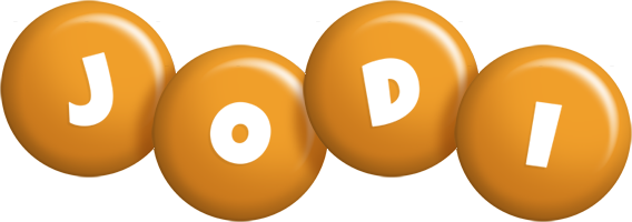 Jodi candy-orange logo