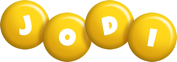 Jodi candy-yellow logo