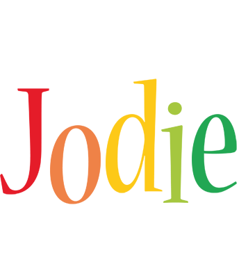 Jodie birthday logo