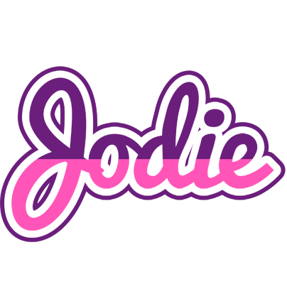 Jodie cheerful logo