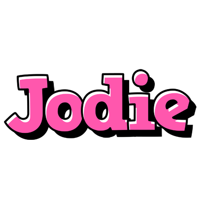 Jodie girlish logo