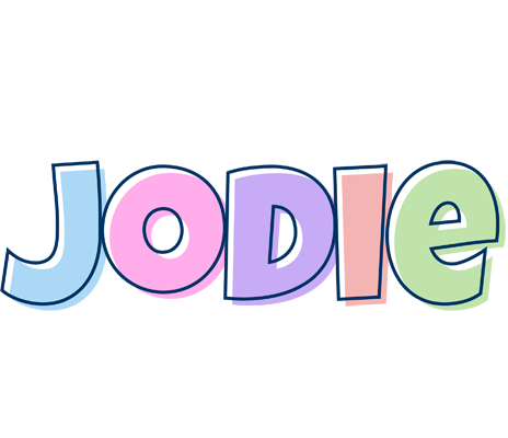 Jodie pastel logo