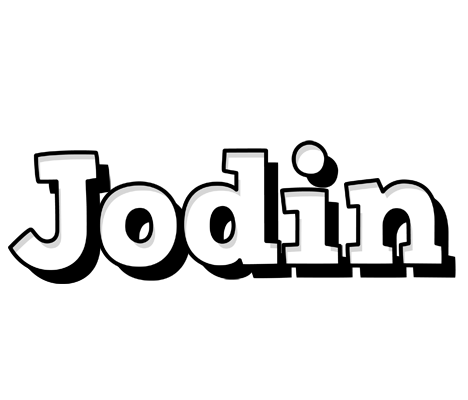 Jodin snowing logo