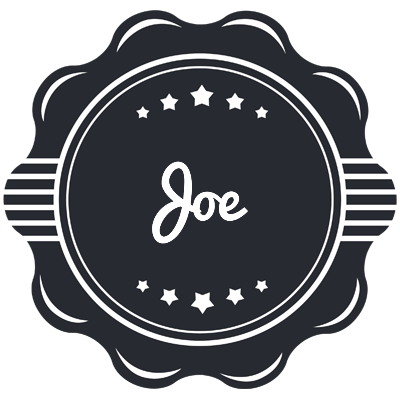 Joe badge logo
