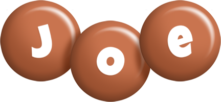 Joe candy-brown logo