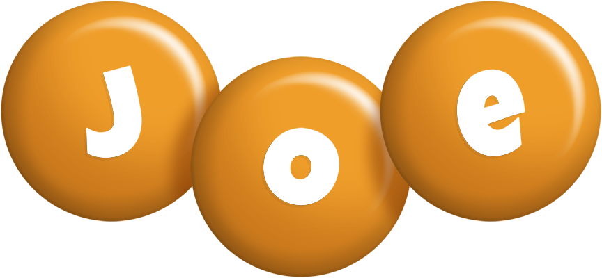 Joe candy-orange logo