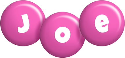 Joe candy-pink logo