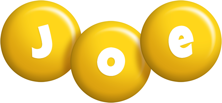 Joe candy-yellow logo