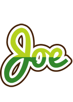 Joe golfing logo