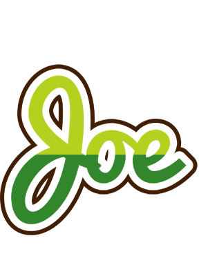 Joe golfing logo