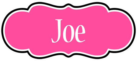 Joe invitation logo