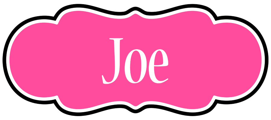 Joe invitation logo