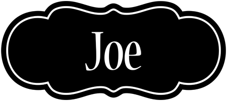 Joe welcome logo