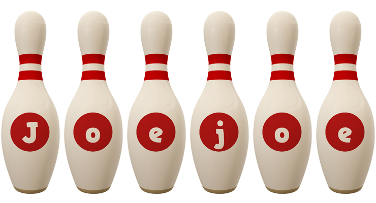 Joejoe bowling-pin logo
