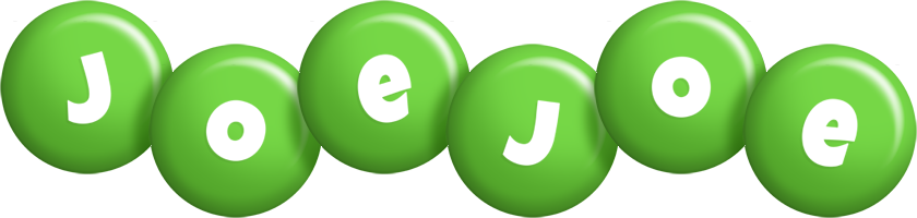 Joejoe candy-green logo