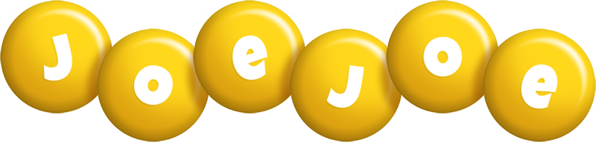 Joejoe candy-yellow logo