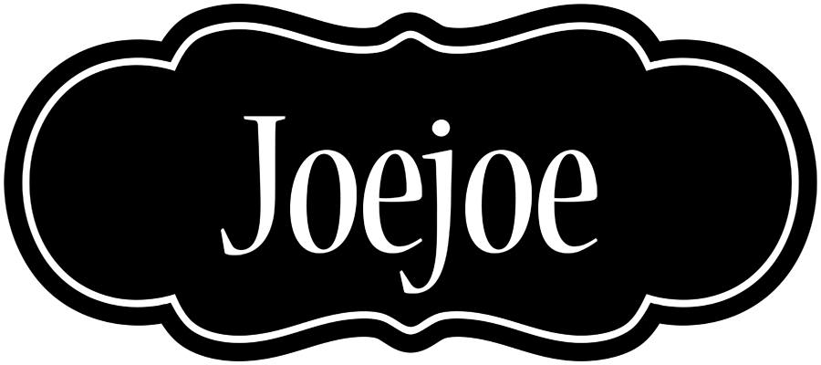 Joejoe welcome logo