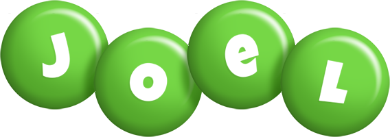 Joel candy-green logo