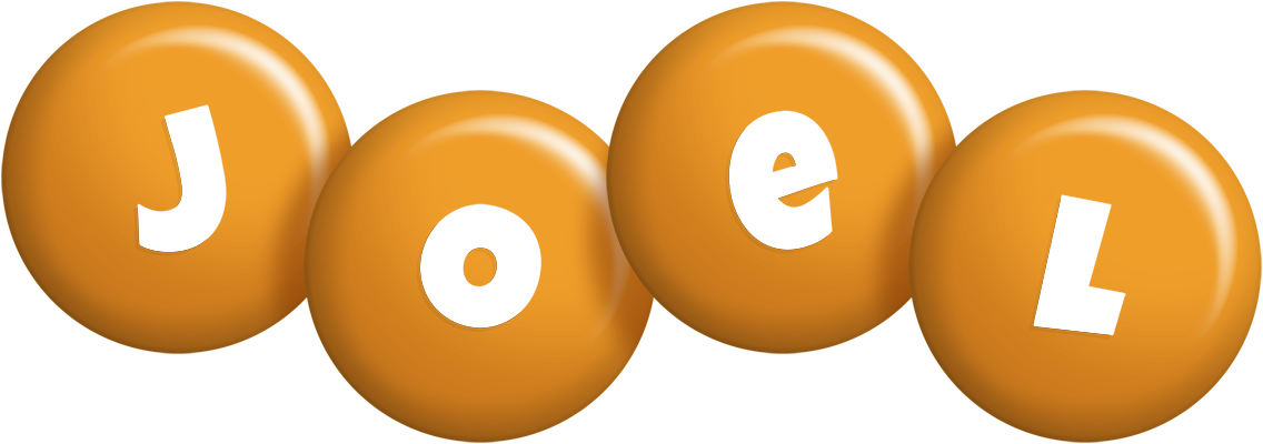 Joel candy-orange logo