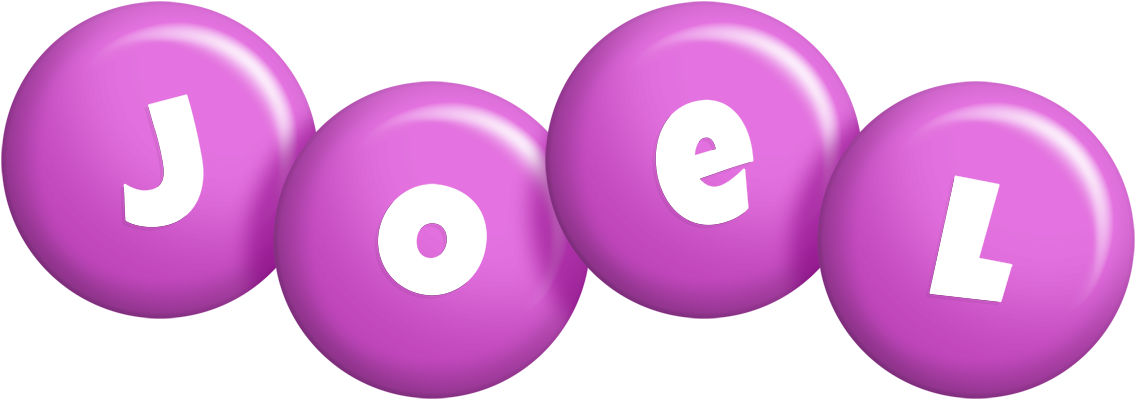Joel candy-purple logo