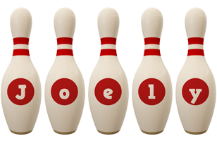 Joely bowling-pin logo