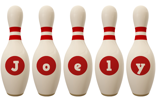 Joely bowling-pin logo