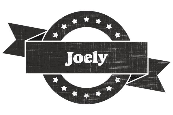 Joely grunge logo