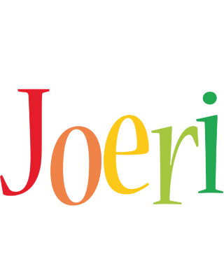 Joeri birthday logo