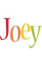 Joey birthday logo