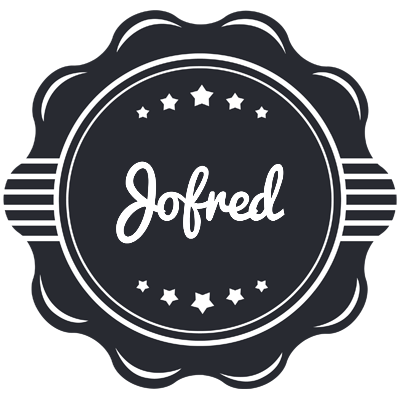 Jofred badge logo