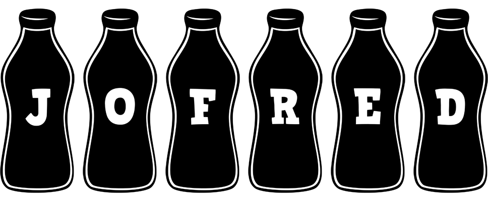 Jofred bottle logo