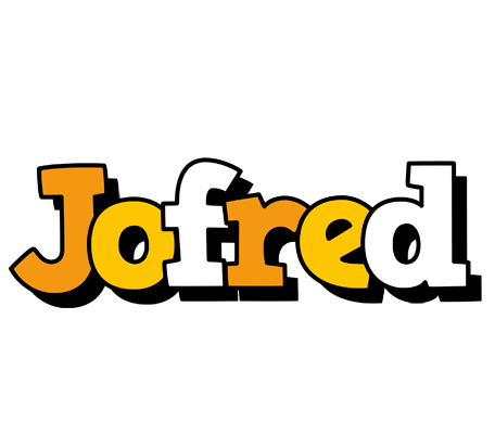 Jofred cartoon logo