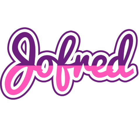 Jofred cheerful logo