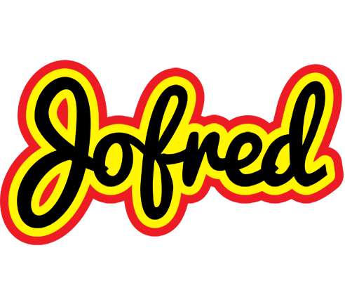 Jofred flaming logo