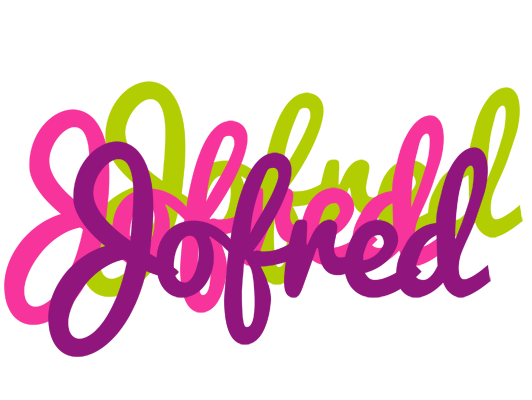 Jofred flowers logo