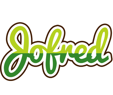 Jofred golfing logo