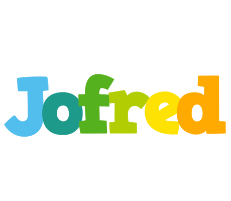 Jofred rainbows logo
